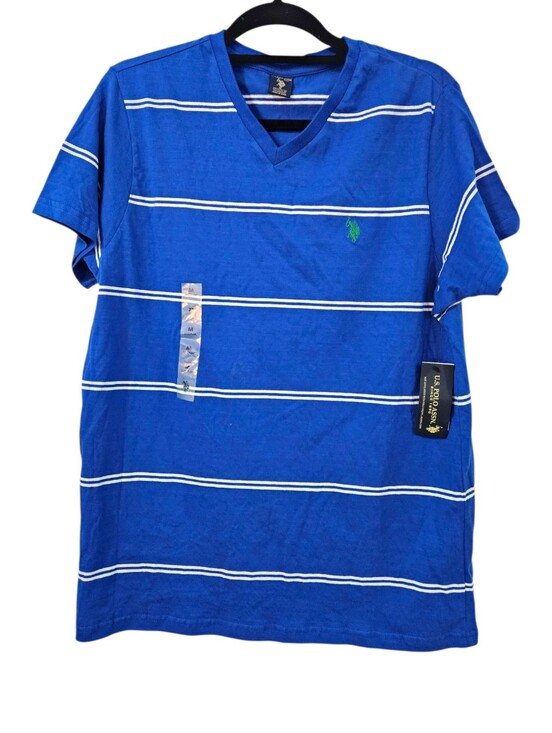 U.S. Polo Assn. Other - NWT U.S Polo Assn. Stripped V-neck T-shirt Size M